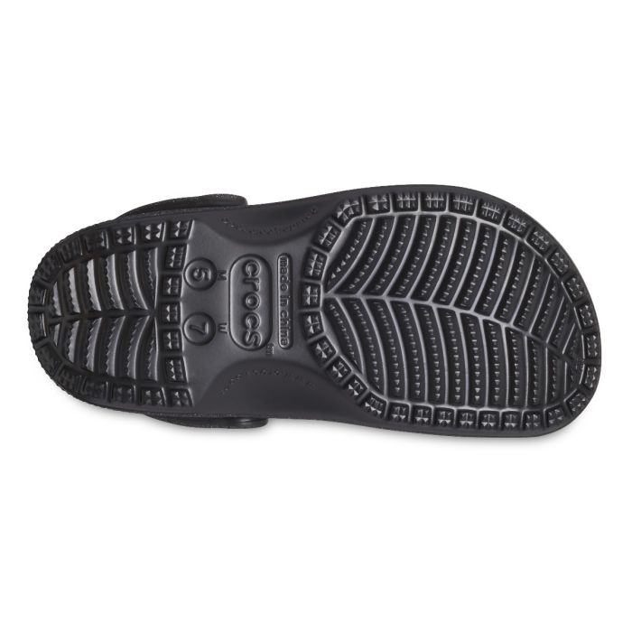 Classic Glitter Clog-Black Glitter