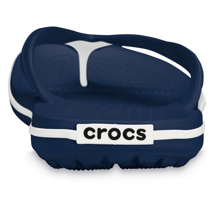 Crocband Flip Navy detail