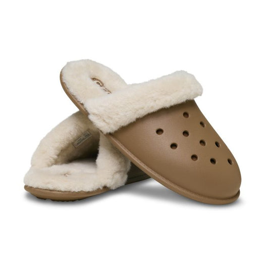 Classic Fuzz Scuff Sepia