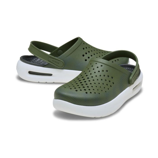 Unisex InMotion Micro Geo Clog Army Green - View 2