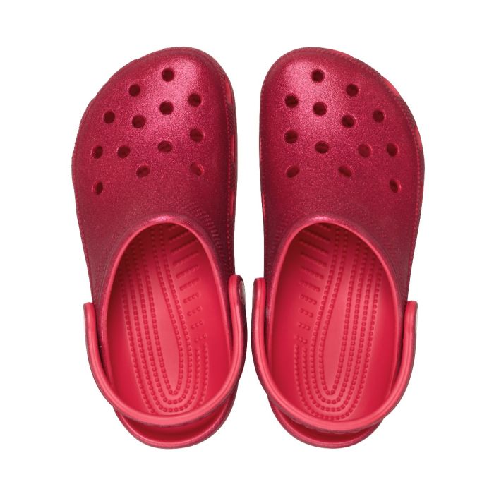 Classic Glitter Clog-Digital Raspberry Glitter
