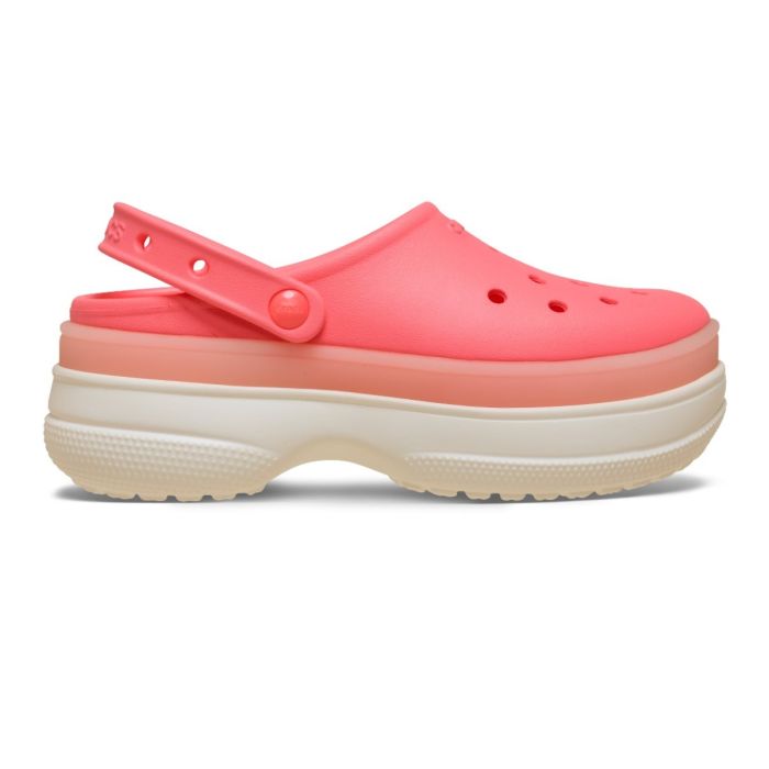 Classic Frosted Stacked Clog-Guava