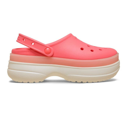 Classic Frosted Stacked Clog-Guava