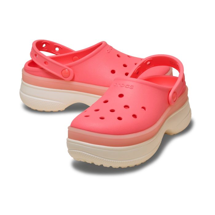 Classic Frosted Stacked Clog-Guava