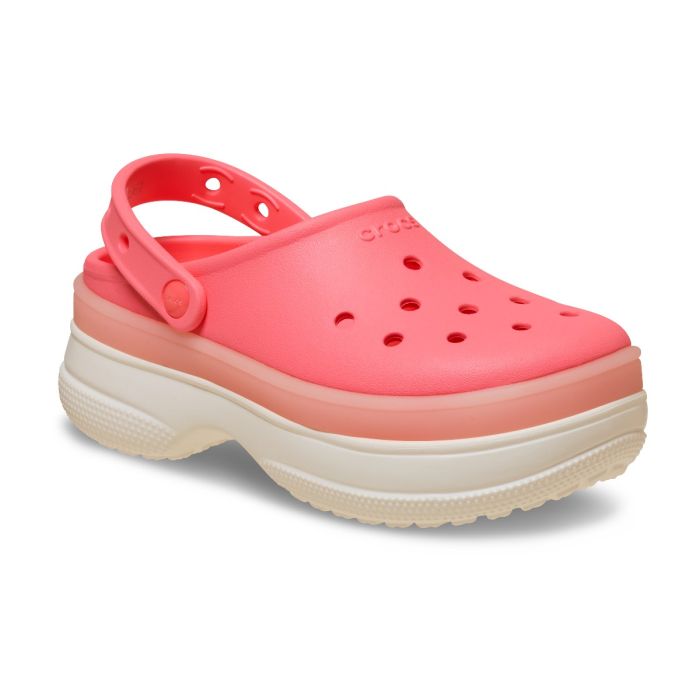 Classic Frosted Stacked Clog-Guava