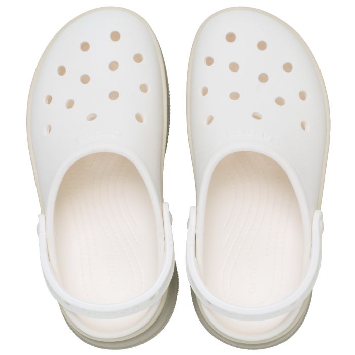 Classic Stacked Clog Chalk - Back