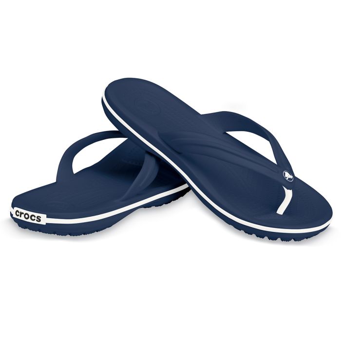 Crocband Flip Navy side