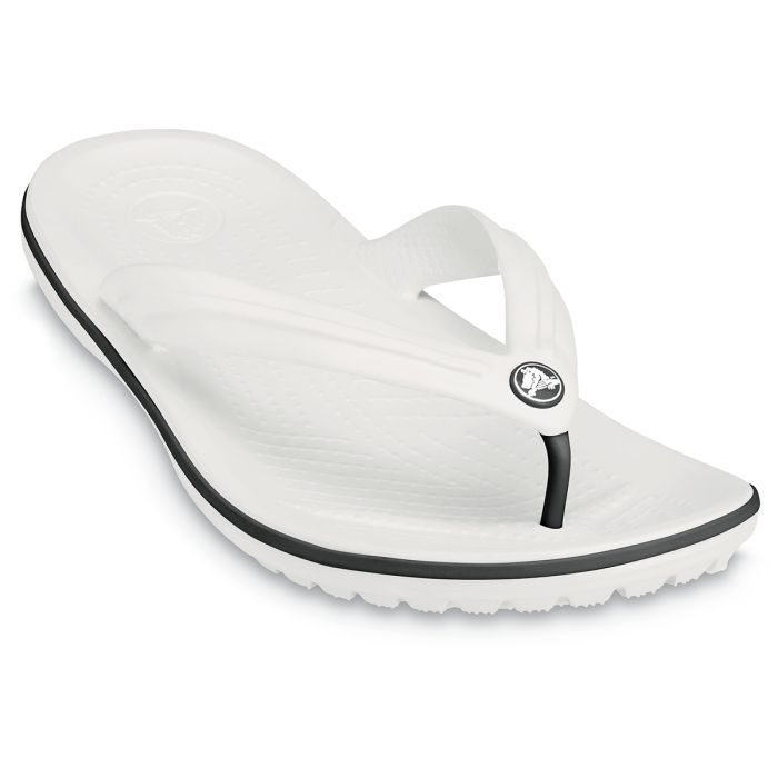 Crocband Flip White sole