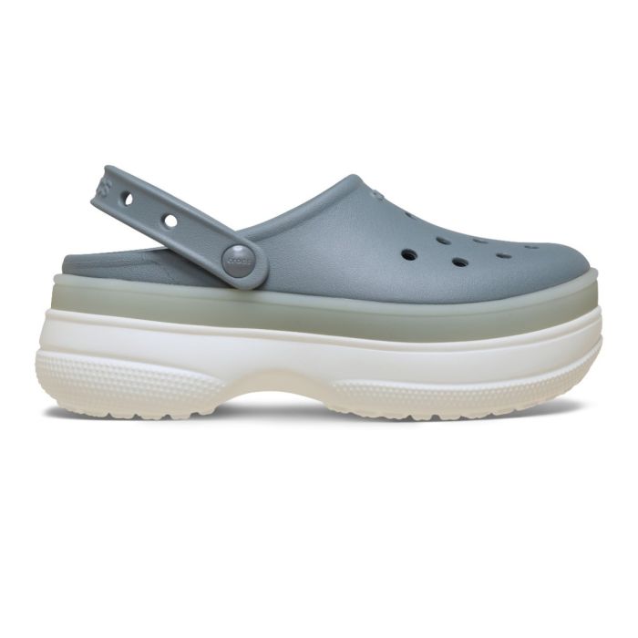 Classic Frosted Stacked Clog Concrete