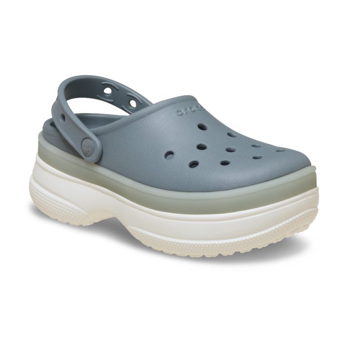 Classic Frosted Stacked Clog Concrete