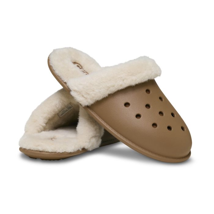 Classic Fuzz Scuff Sepia