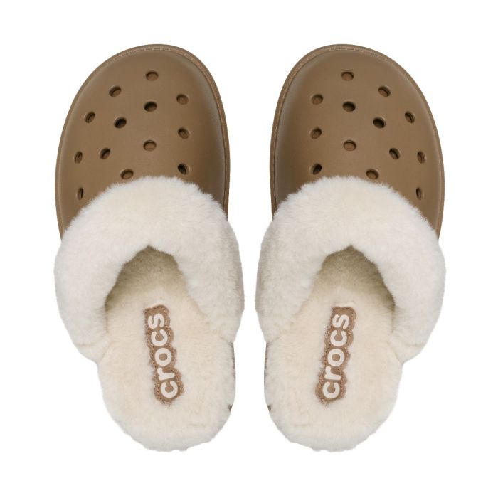 Classic Fuzz Scuff Sepia