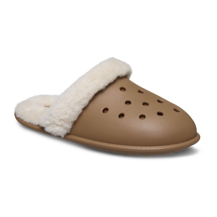 Classic Fuzz Scuff Sepia