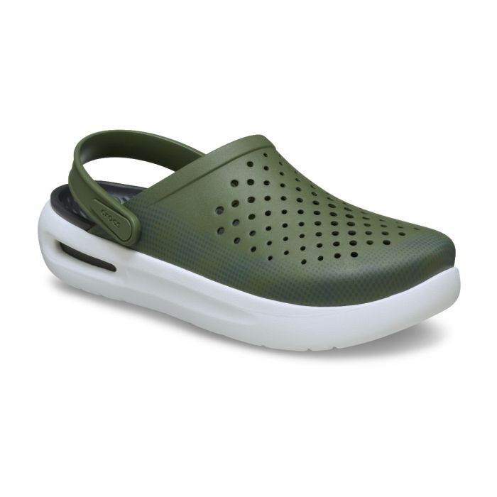 Unisex InMotion Micro Geo Clog Army Green - View 5