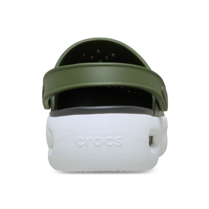 Unisex InMotion Micro Geo Clog Army Green - View 6