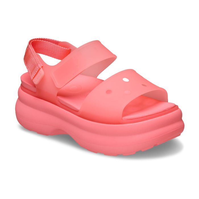 Soho Frosted Y Strap Guava detail