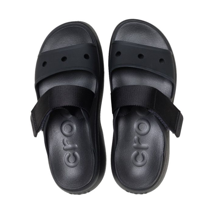 Soho Two Strap Sandal Black back