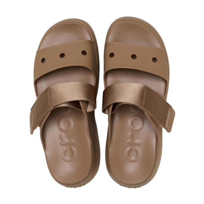 Soho Two Strap Sandal Sepia top